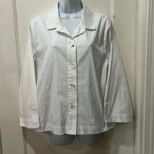Habitat large white  Button-Up swing style boxy Shirt